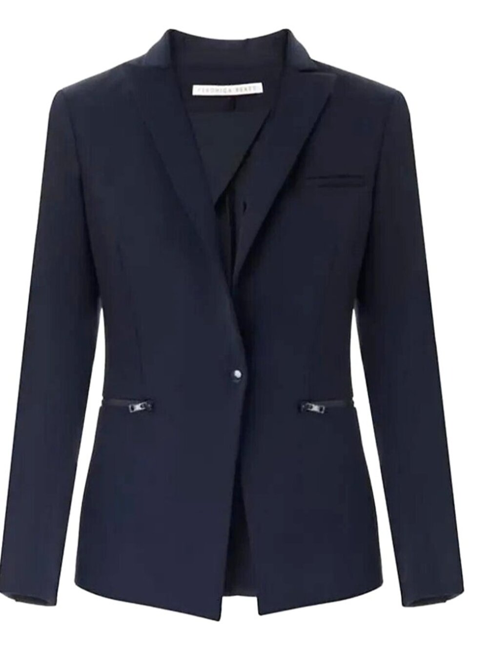 Veronica Beard Navy Scuba Dickey Blazer Jacket Size 6